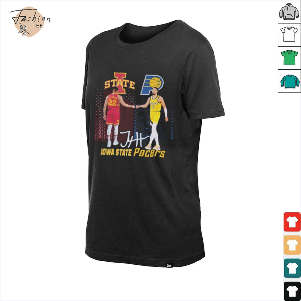 Court Leader And Tyrese Haliburton X Iowa State Cyclones Indiana Pacers Signature T shirts Court Leader And Tyrese Haliburton X Iowa State Cyclones Indiana Pacers Signature T shirts