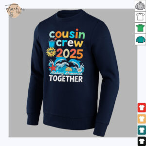 Cousin crew 2025 Family Trips Matching Summer Vacation Beach T Shirt