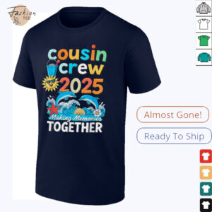 Cousin crew 2025 Family Trips Matching Summer Vacation Beach T Shirt