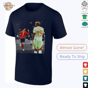Cristiano Ronaldo and Lamine Yamal UEFA Nations League 2025 shirt