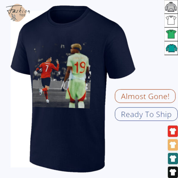 Cristiano Ronaldo and Lamine Yamal UEFA Nations League 2025 shirt