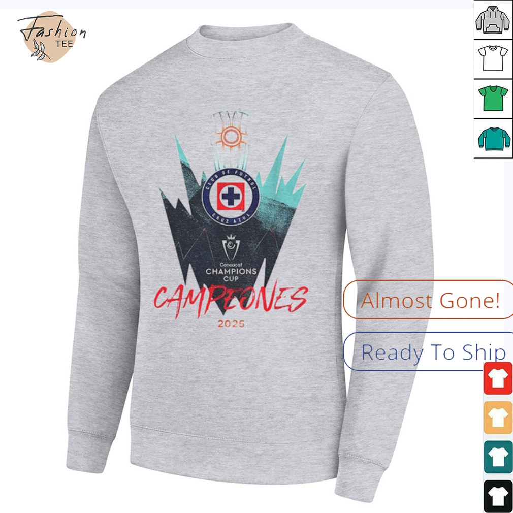 Cruz Azul Campeones 2025 Champions Cups t shirt Cruz Azul Campeones 2025 Champions Cups t shirt
