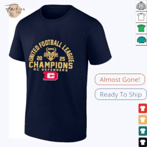 DC Defenders 2025 UFL Champions Shirt