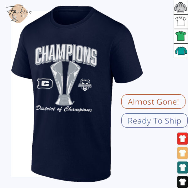 DC Defenders   2025 UFL Champions   United Football LeagueShirt