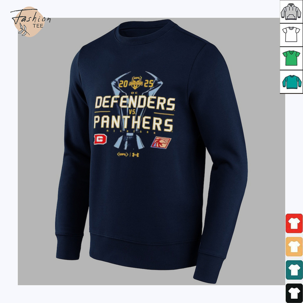 Defenders vs Panthers UFL Championship 2025 shirt Defenders vs Panthers UFL Championship 2025 shirt