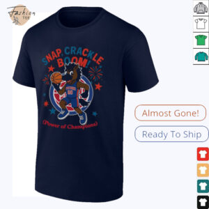 Detroit Pistons snap crackle boom power of champions Indepencence day shirt