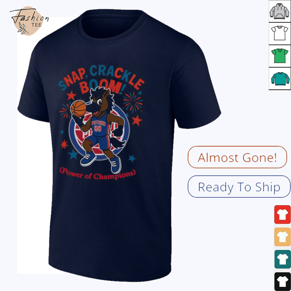 Detroit Pistons snap crackle boom power of champions Indepencence day shirt Detroit Pistons snap crackle boom power of champions Indepencence day shirt