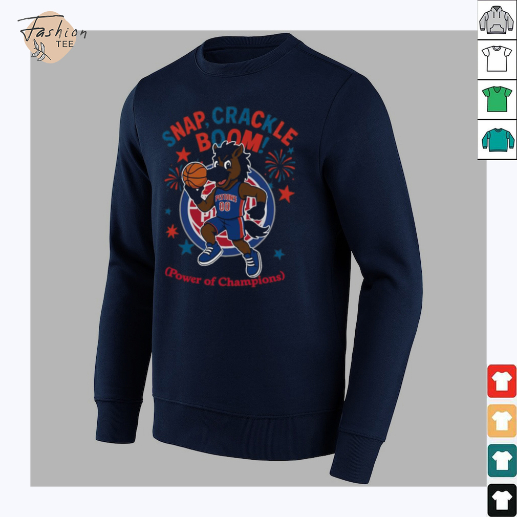 Detroit Pistons snap crackle boom power of champions Indepencence day shirt Detroit Pistons snap crackle boom power of champions Indepencence day shirt