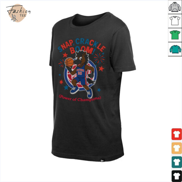 Detroit Pistons snap crackle boom power of champions Indepencence day shirt