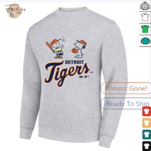 Detroit Tigers baseball Peanuts Snoopy shirt