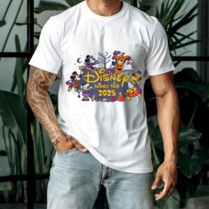 Disney Halloween Family Trip 2025 Mickey & Pals Matching T Shirt
