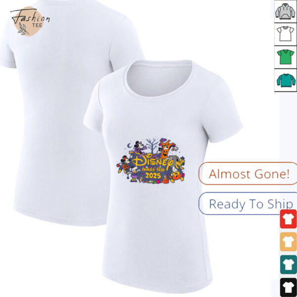 Disney Halloween Family Trip 2025 Mickey & Pals Matching T Shirt