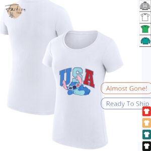 Disney Lilo & Stitch 4th Of July Sassy Americana Stitch T Shirt