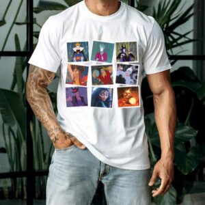 Disney Villains Iconic Moments Famous Movie Frames T Shirt