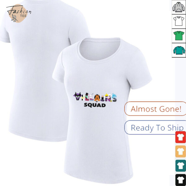 Disney Villains Squad Character Letters Trip Matching T Shirt
