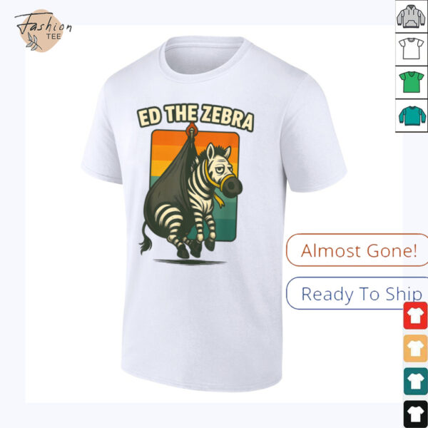 Ed The Zebra Captured Tee Funny Design T Shirt