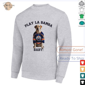 Edmonton Oilers NHL Stanley Cup Playoffs Play La Bamba baby shirt