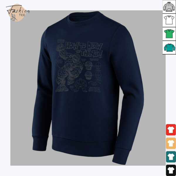 Fantastic Four   How To Draw The Thing Shirt