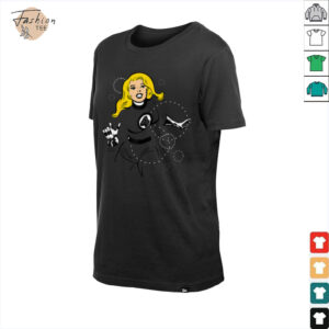 Fantastic Four   Invisible Woman Negative Space Shirt