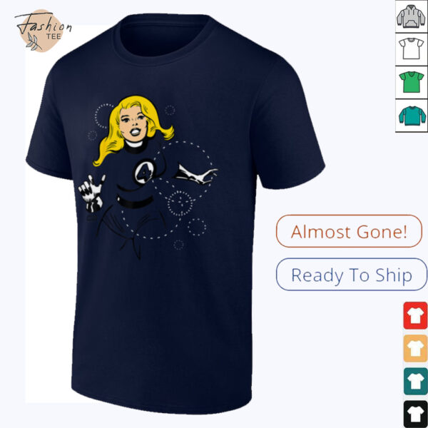 Fantastic Four   Invisible Woman Negative Space Shirt