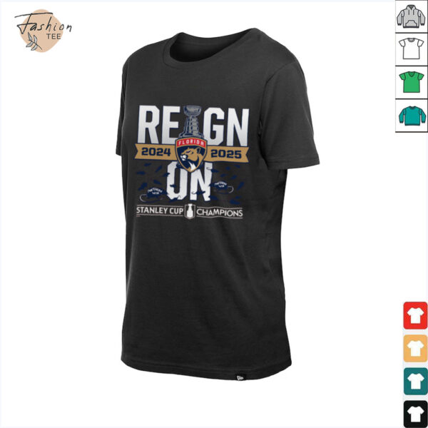 Florida Panthers 2024 2025 Back To Back Stanley Cup Champions Top Line T Shirt