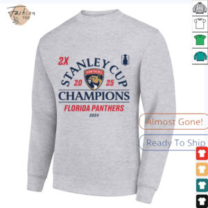 Florida Panthers 2024 2025 Stanley Cup Champions Top Line T Shirt