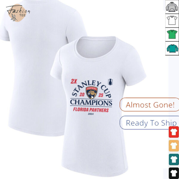 Florida Panthers 2024 2025 Stanley Cup Champions Top Line T Shirt