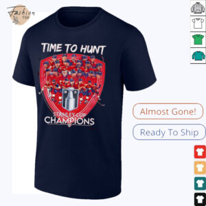 Florida Panthers time to hunt Stanley Cup Playoffs NHL Nike 2025 shirt
