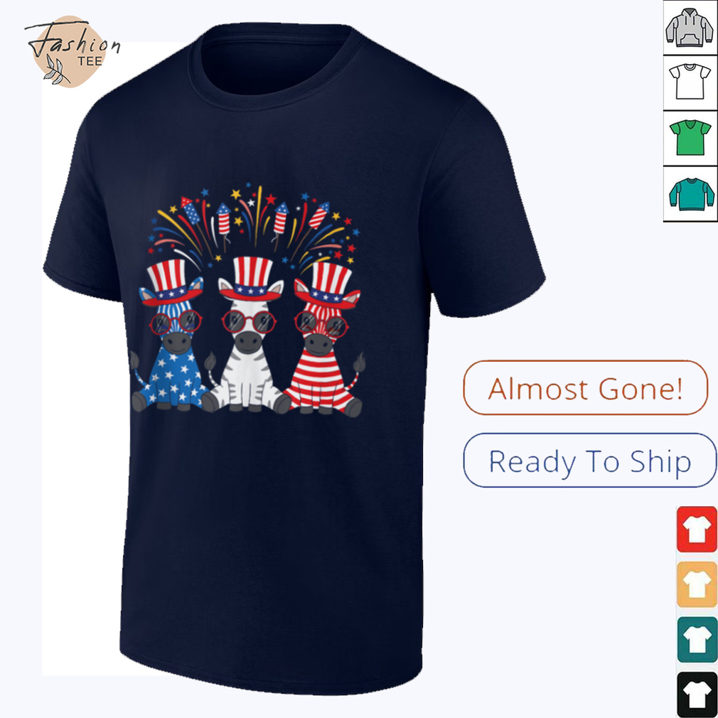 Funny Fireworks Zebra American USA Flag 4th of July Tank Top Funny Fireworks Zebra American USA Flag 4th of July Tank Top