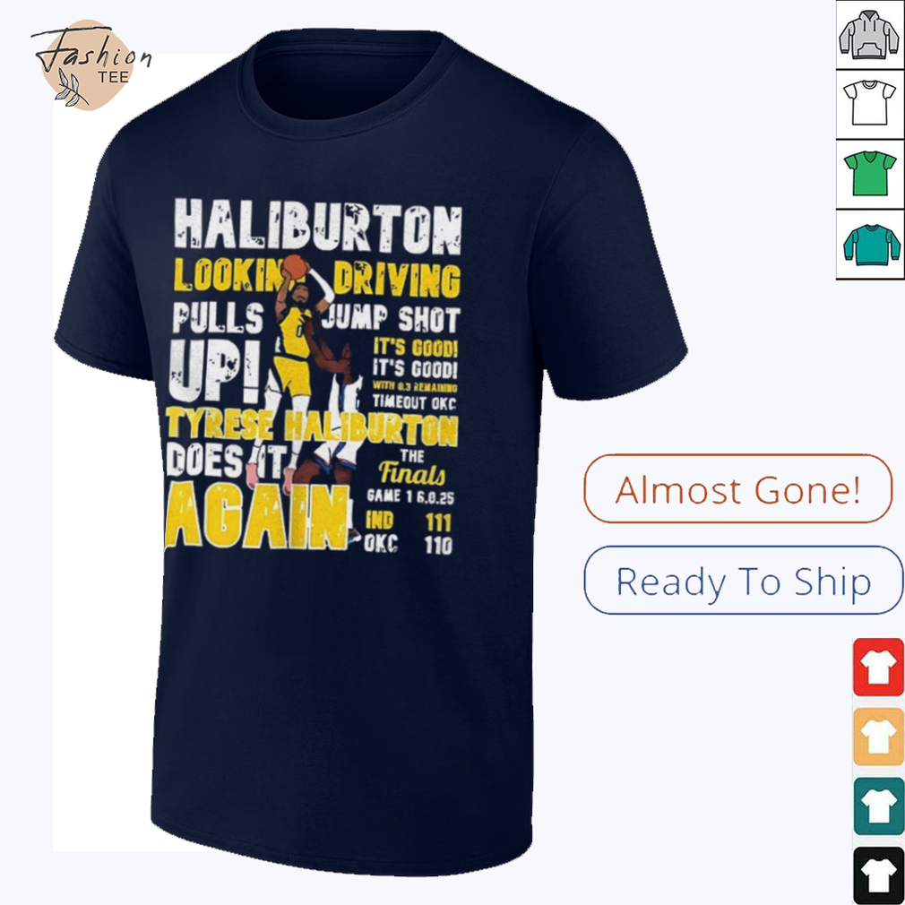 Haliburton lookin driving pulls jump shot up shirt Haliburton lookin driving pulls jump shot up shirt