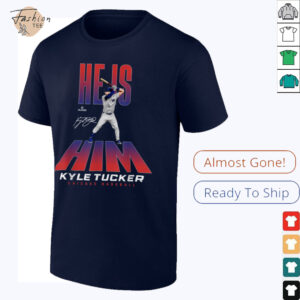 He is Him Kyle Tucker Chicago Baseball MLBPA T Shirt