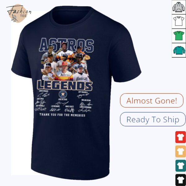 Houston Astros Legends Thank You For The Memories T Shirt
