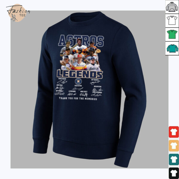 Houston Astros Legends Thank You For The Memories T Shirt