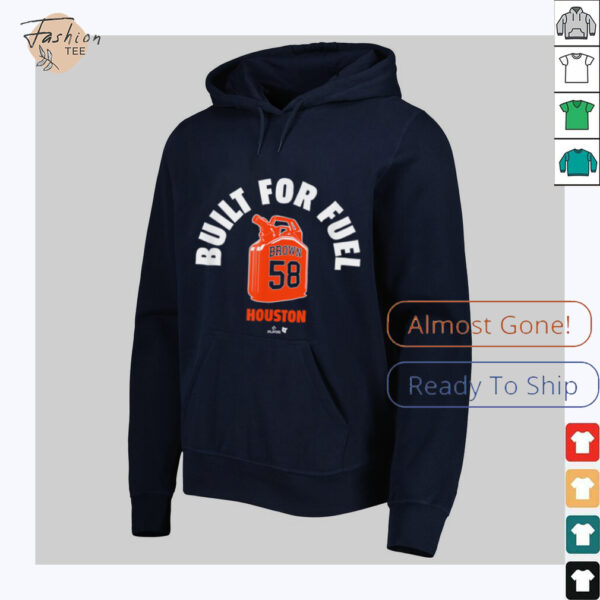 Hunter Brown   Built for Fuel   Houston Baseball T Shirt