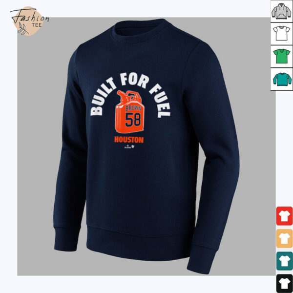 Hunter Brown   Built for Fuel   Houston Baseball T Shirt