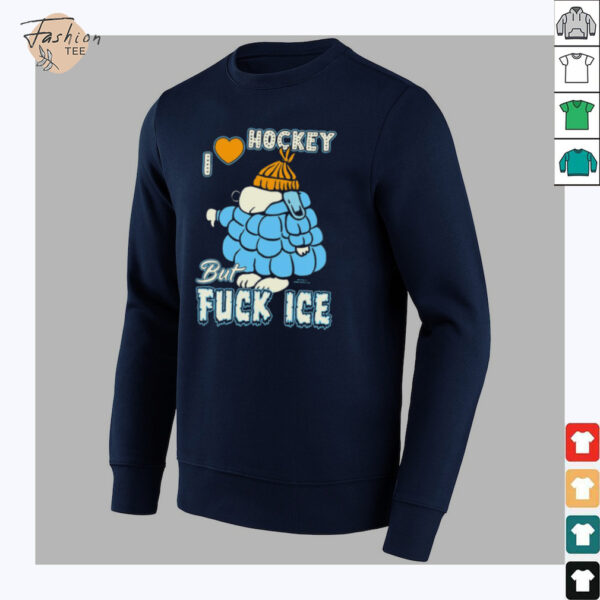 I Love Hockey Snoopy Shirt
