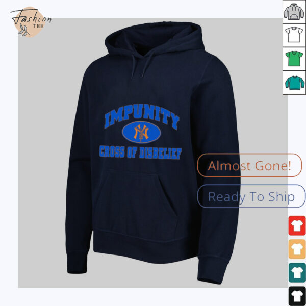 Impunity Cross Of Disbelief New York Yankees shirt