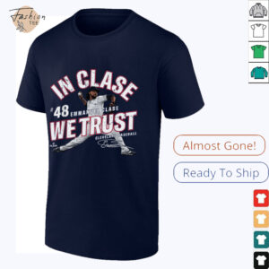 In Clase We Trust Emmanuel Clase Cleveland Baseball MLBPA T Shirt