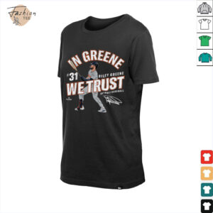 In Greene We Trust Riley Greene Detroit Baseball MLBPA T Shirt