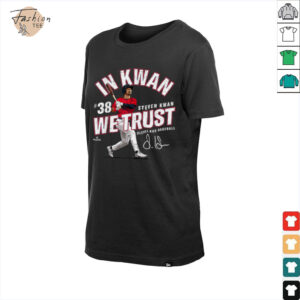 In Kwan We Trust Steven Kwan Cleveland Baseball MLBPA T Shirt