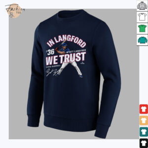 In Langford We Trust Wyatt Langford Texas Baseball MLBPA T Shirt