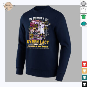 In Memory Of Kyren Lacy 2000 2025 Forever In Our Hearts Thank You For The Memories T Shirt