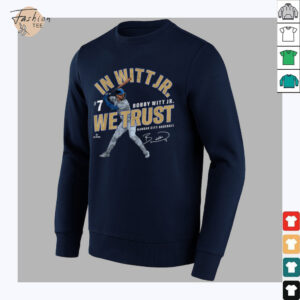 In Witt Jr We Trust Bobby Witt Jr Kansas City Baseball MLBPA T Shirt