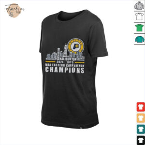 Indiana Pacers 2024 2025 Eastern Conference Champions Skyline NBA shirt