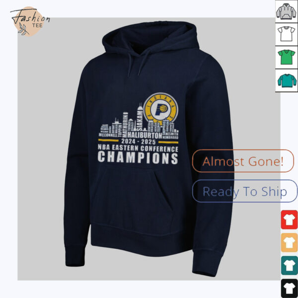 Indiana Pacers 2024 2025 Eastern Conference Champions Skyline NBA shirt