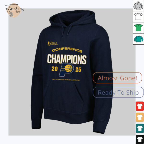 Indiana Pacers 2025 Eastern Conference Champions Roster T Shirt Fanatics Buzzer Beater Edition