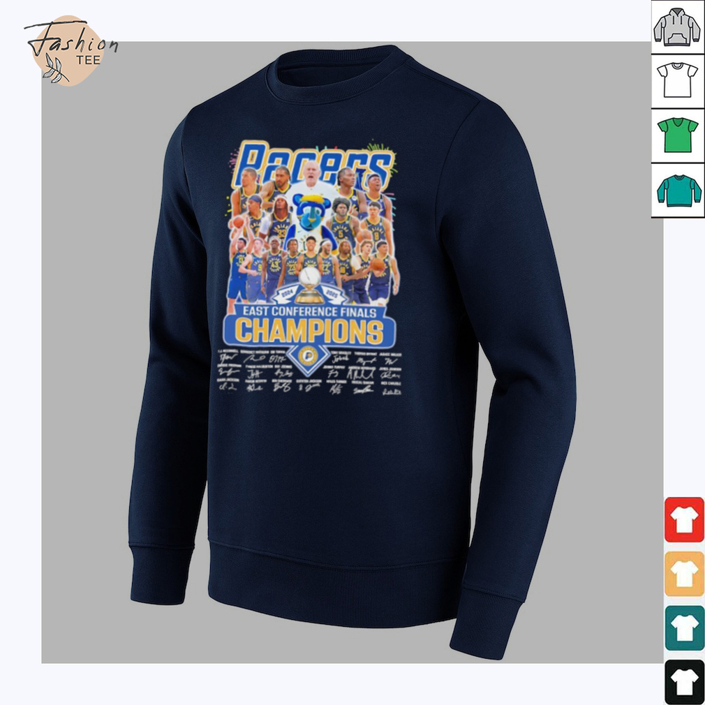 Indiana Pacers Eastern Conference Finals Champions signatures shirt Indiana Pacers Eastern Conference Finals Champions signatures shirt