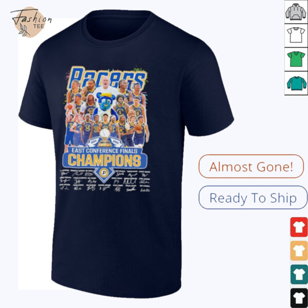 Indiana Pacers Eastern Conference Finals Champions signatures shirt