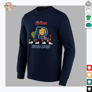Indiana Pacers Marvel Avengers abbey road shirt