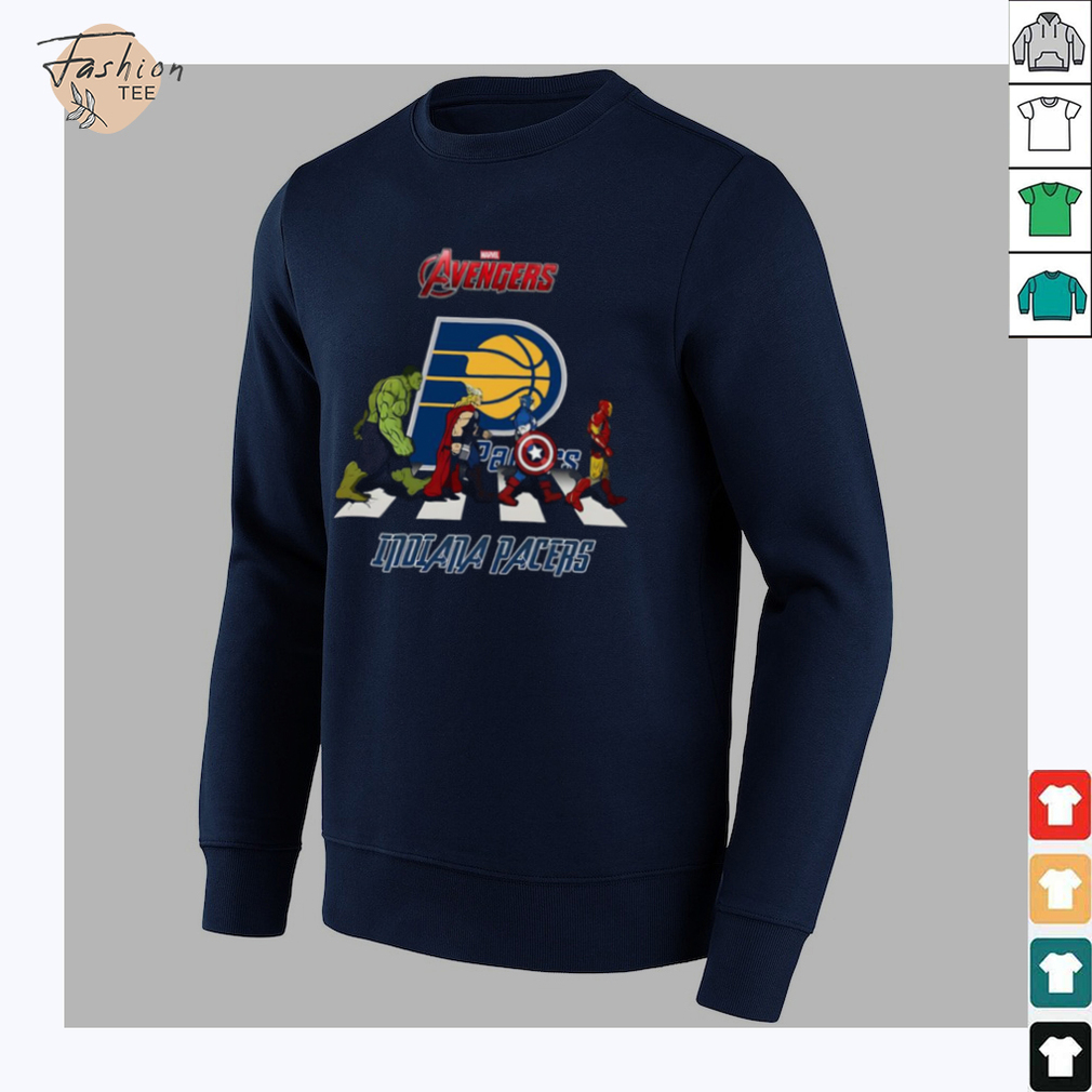 Indiana Pacers Marvel Avengers abbey road shirt Indiana Pacers Marvel Avengers abbey road shirt
